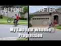 Bikelife Gianni 2 Year Wheelie Progression!