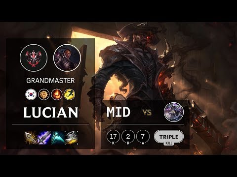 Lucian Mid vs Kassadin - KR Grandmaster Patch 10.8