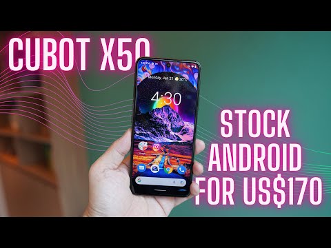 Cubot X50 Hands-On: Stock Android For US$170