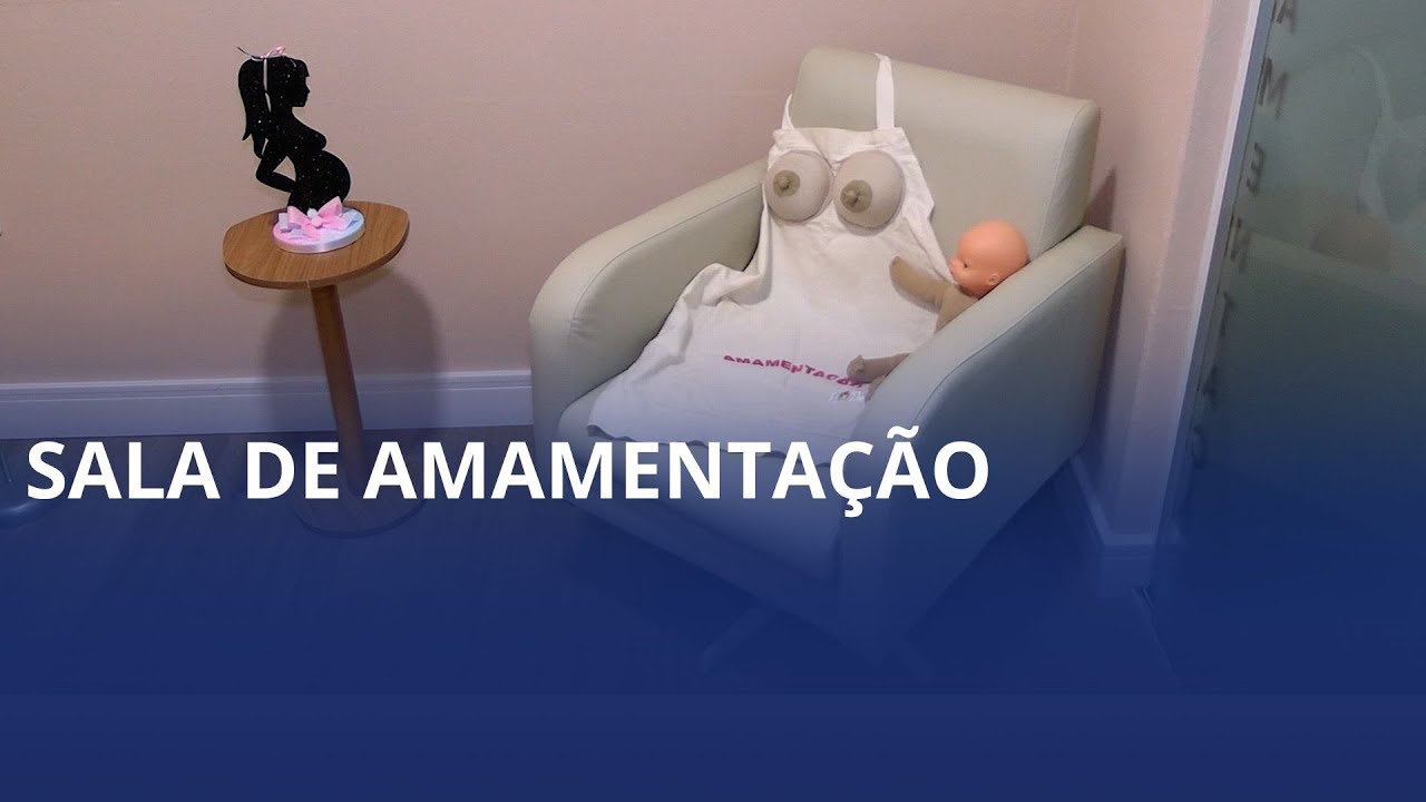 Sala de amamentação. Novo espaço foi inaugurado no Centro de Atendimento à Mulher de Rio do Sul