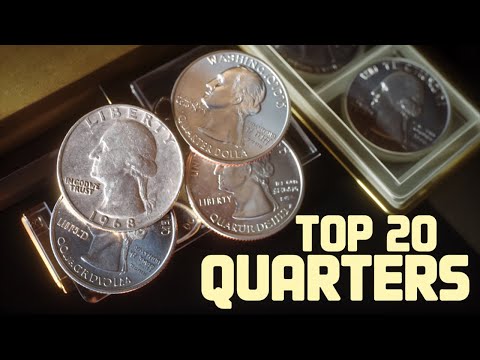Top 20 Washington Quarters Coins Worth A LOT of Money!