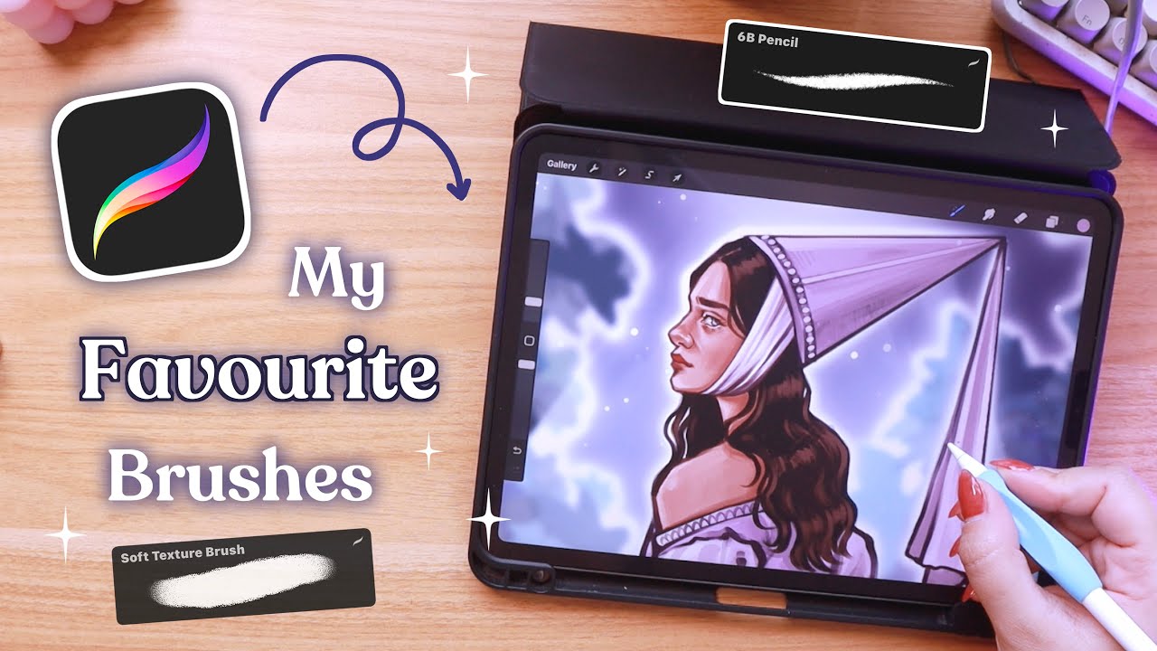 My FAVOURITE Procreate Brushes for Illustration 🖌️