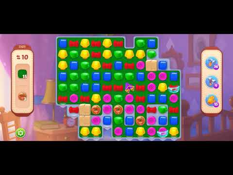 [Gameplay] Homescapes - Level 1101 (No Boosters)