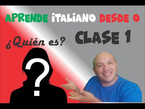 APRENDE ITALIANO DESDE 0 CLASE 1 (persona real aprendiendo)