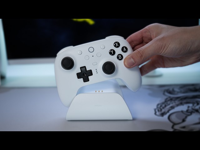 Vídeo relacionado con 8Bitdo Ultimate 2.4G Wireless Controller, Hall Effect Joystick Update, Gaming Controller with Charging Dock for PC, Android, Steam Deck & Apple (White)