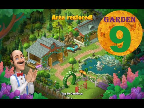 GARDENSCAPES - Stable Area - fully restored - Story gameplay part 9 - Area 9