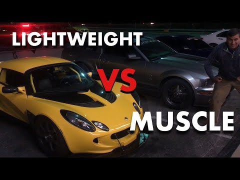 LITTLE SUPERCHARGED LOTUS VS SHELBY GT500! You'll Never Guess Who Won...