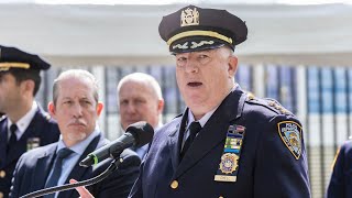 John Chell, NYPD Chief of Department, announces retirement