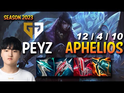 GEN Peyz APHELIOS vs SAMIRA ADC - KR Ranked