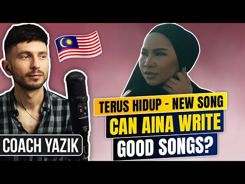 YAZIK reacts to Malaysian Singer Aina Abdul - Terus Hidup
