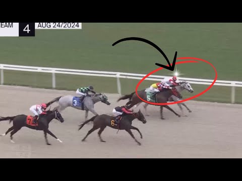 EMISAEL JARAMILLO GETS THE GULFSTREAM PARK CROWD ON ITS FIRE WITH THIS RACING PICTURE...