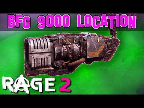 BFG 9000 Gun & Ammo Location Guide - RAGE 2