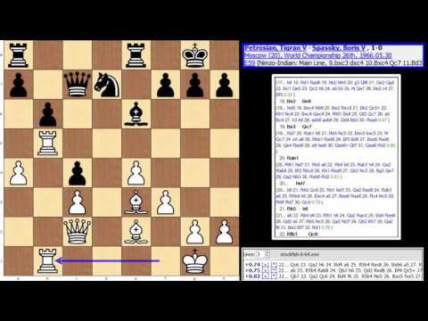 World Championship 1966-Game 20-Petrosian,Tigran V-Spassky,Boris V
