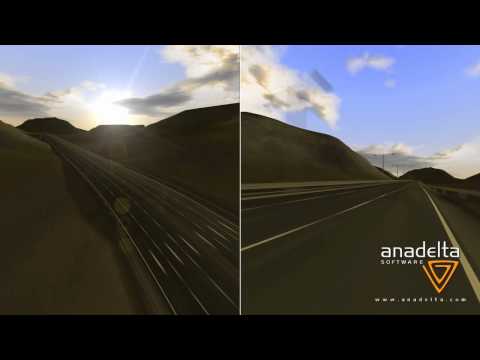 Video produced by Anadelta Tessera - Two branch cross section, barriers, lighting 2