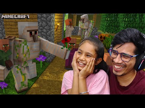 My 10 Year Old Sister Killed Ender Dragon In 10 Minutes 😱