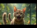 Angry Cat Hissing Sound Scary Cat Fight बिल्ली की लड़ाई की आवा�