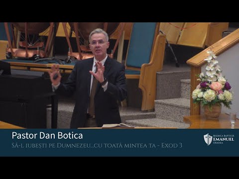30.01.2022 PM | D.Botica "Să-l iubești pe Dumnezeu...cu toată mintea ta" - Exod 3