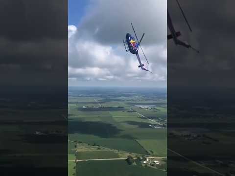 Red Bull Death defying Helicopter Stunt | Must see | #redbull