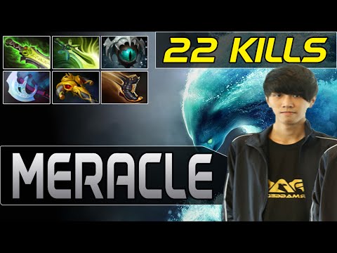 Dota 2 Patch 6.86 | FD Meracle - Morphling Eblade 22 KILLS | Ranked Gameplay