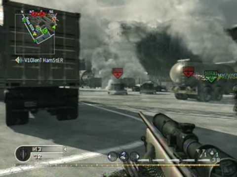 COD4 40-7 Sniping Domination on Countdown