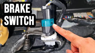 Replacing brake light switch in Kia Sportage - engine won't start