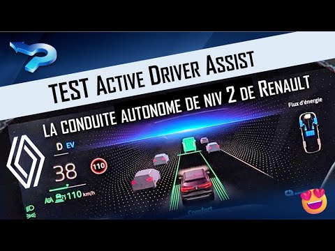 Active Driver Assist: Testing Renault's New Level 2 Autonomous Driving Version.