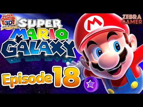 Super Mario Galaxy Gameplay Walkthrough Part 18 - Purple Coins Stars! - Super Mario 3D All-Stars