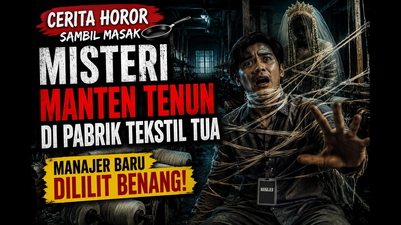 Cerita Horor Pabrik Tua: Manajer Baru Diteror Benang Terkutuk | Kisah Horor