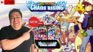 FIRST EVER Chaos Rising Booster Box Opening! Massive Hits Inside?!