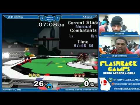 Flashback Games Presents: Tournament 19 - FlaminRoy (Fox) Vs. Articanus (Marth) Winners