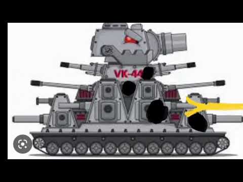 VK-44 VS German KV-45. [Cartoons about Tanks]