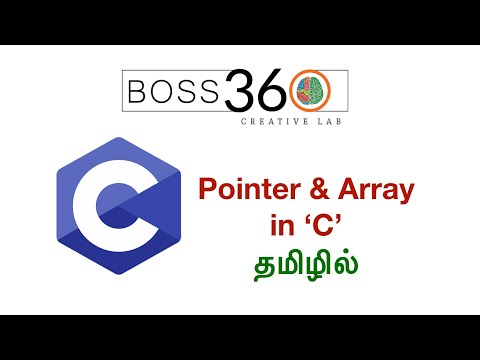 Pointers Array C Language Tamil