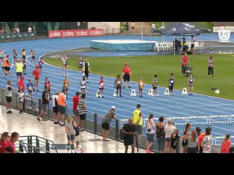 Boys Under 9 60m Hurdles H9 - 2020 State Combined Events Championships // LAVicTV