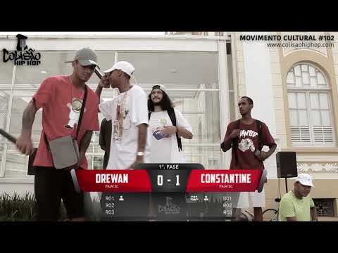Colisão Hip Hop #102 - Drewan X Constantine | 1a. Fase