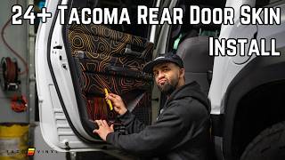 24+ Tacoma Rear Door Skin Install | Taco Vinyl