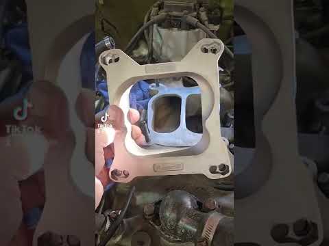 adapting an carburetor to a quadrajet intake. everyone gets this wrong .it is so simple to upgrade