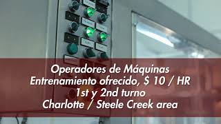 Machine Operator Steele Creek Jobs