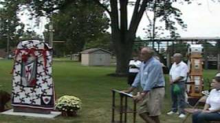 preview picture of video 'Millstadt Crusaders Memorial Dedication Pt 1'