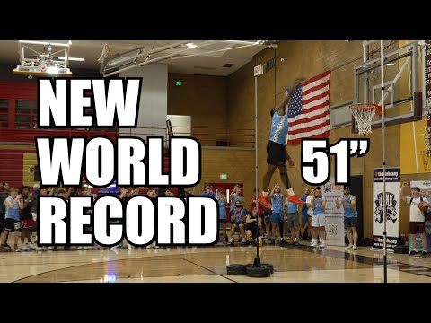 New Max Vertical Jump World Record - 51" by Darius Clark