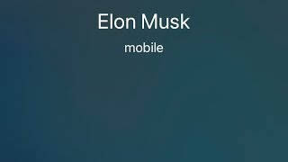 Elon Musk calling you (funny)