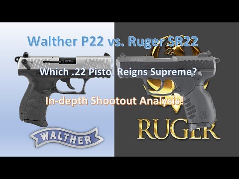 Walther P22 vs. Ruger SR22: Which .22 Pistol Reigns Supreme? | In-depth Shootout Analysis!