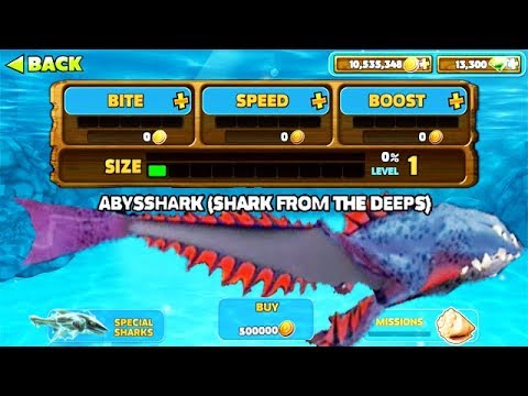 NEW ABYSSHARK UNLOCKED (HUNGRY SHARK EVOLUTION)