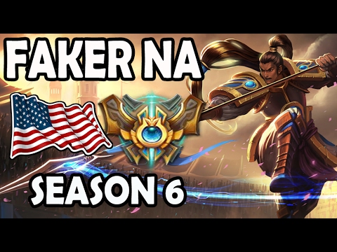 SKT T1 Faker Xin Zhao vs Heimerdinger TOP Ranked Challenger NA