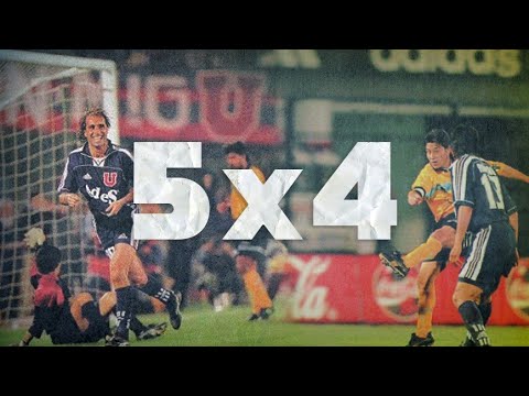 Universidad de Chile 5 - 4 Ohiggins Partido completo Torneo Nacional 1999 fecha 28 relato frances