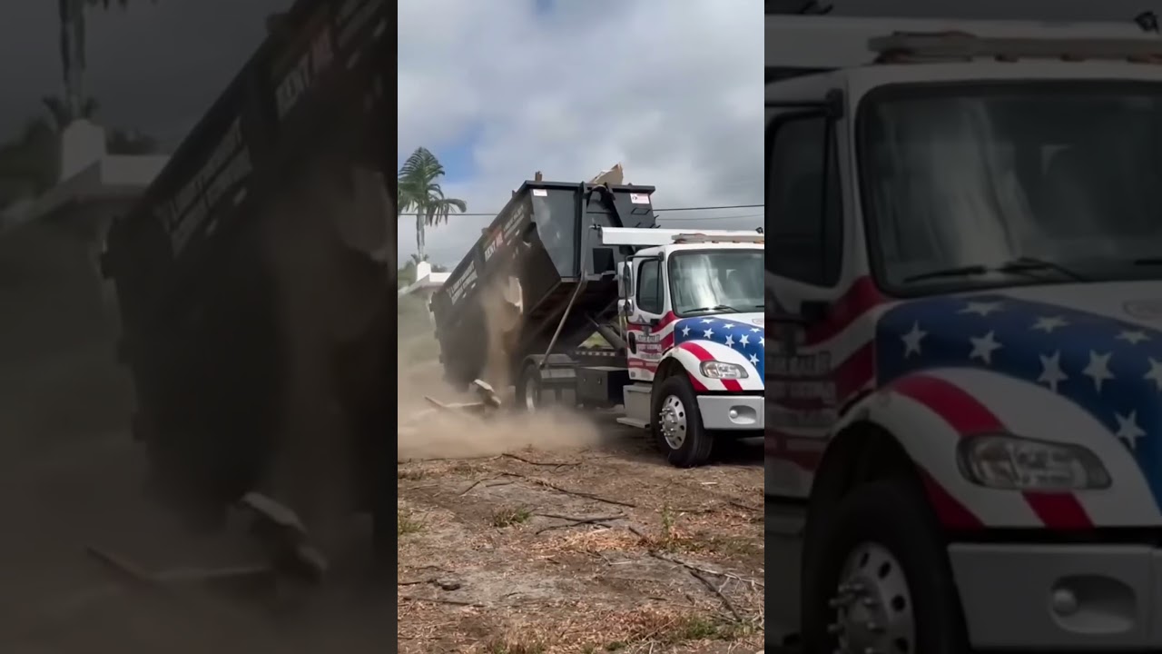 Lightweight Debris Removal dumpster rental on YouTube