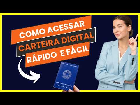 Vídeo: Acessar carteira de trabalho digital: login e uso