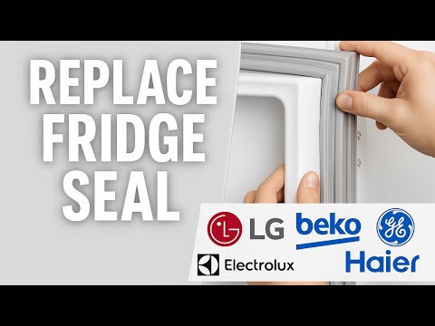 Replace Refrigerator Gasket for LG, Bosch, Electrolux, Haier, GE & More! Fix a Leaky Fridge Seal!