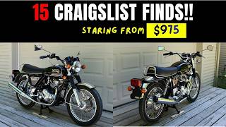 15 Vintage & Classic Motorcycles for Sale 2026 | Craigslist Finds