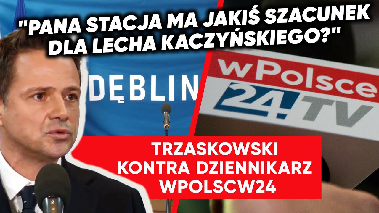 Starcie dziennikarza wPolsce24 z Trzaskowskim. Sala zareagowała oklaskami