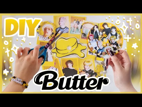 ✨5 KPOP DIYs ideas - BUTTER by BTS (EASY) ✨🧈